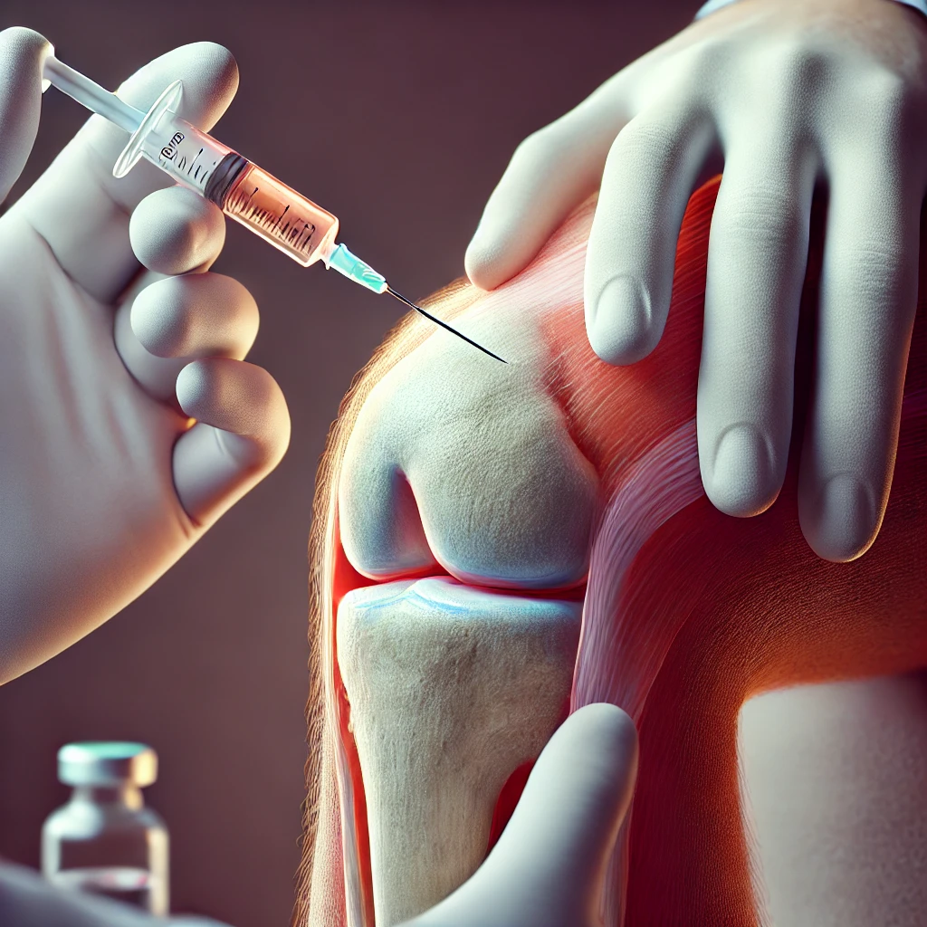 بهبود دردهای زانو با پی آر پی پی آر پی برای بهبود بیمار