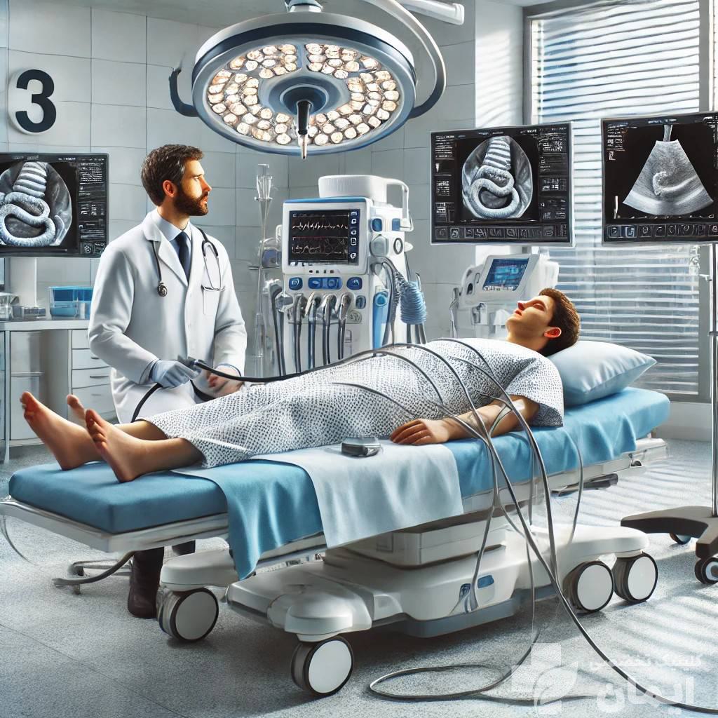 ارائه خدمات آندوسکوپی با انجام بیهوشی انجام آندوسکوپی برای بیمار همراه با بیهوشی