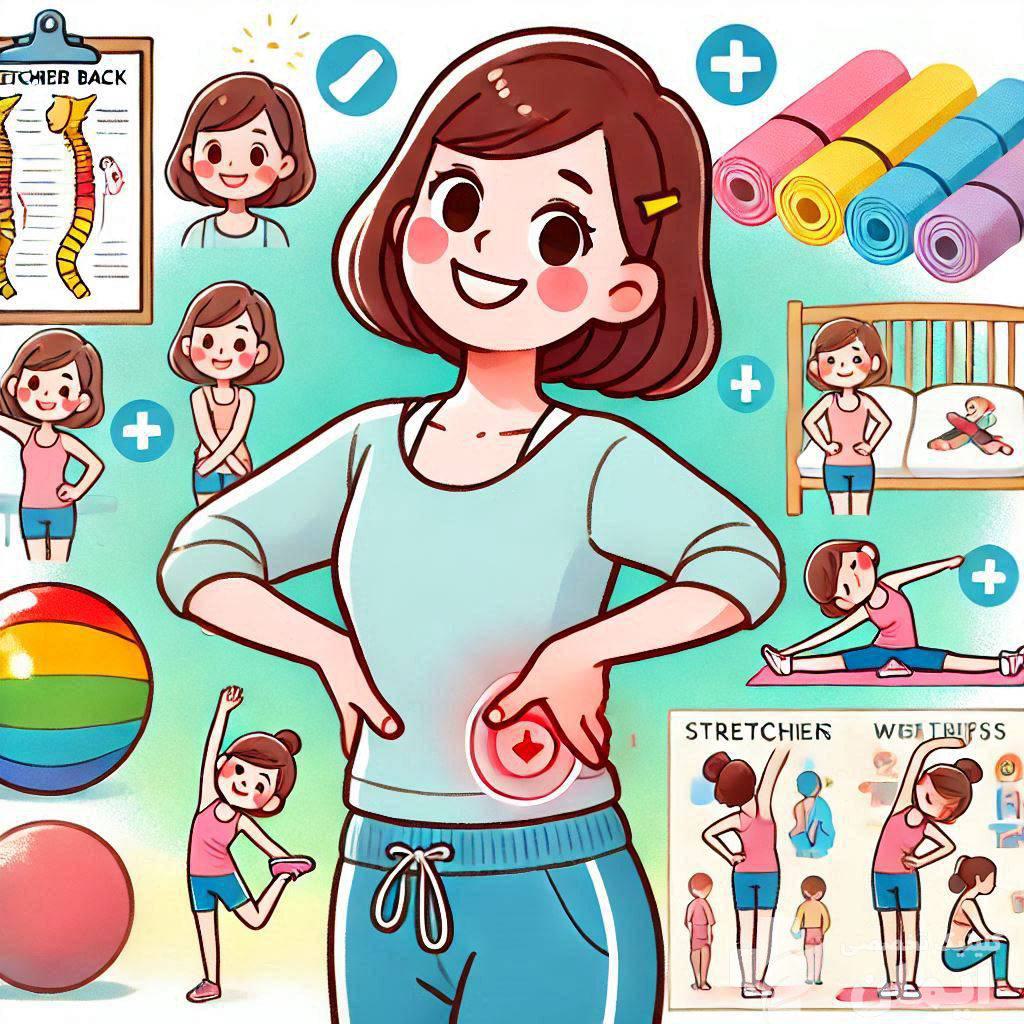 انجام ورزش برای کاهش گودی کمر بیمار مبتلا به گودی کمر و انجام ورزش های مناسب