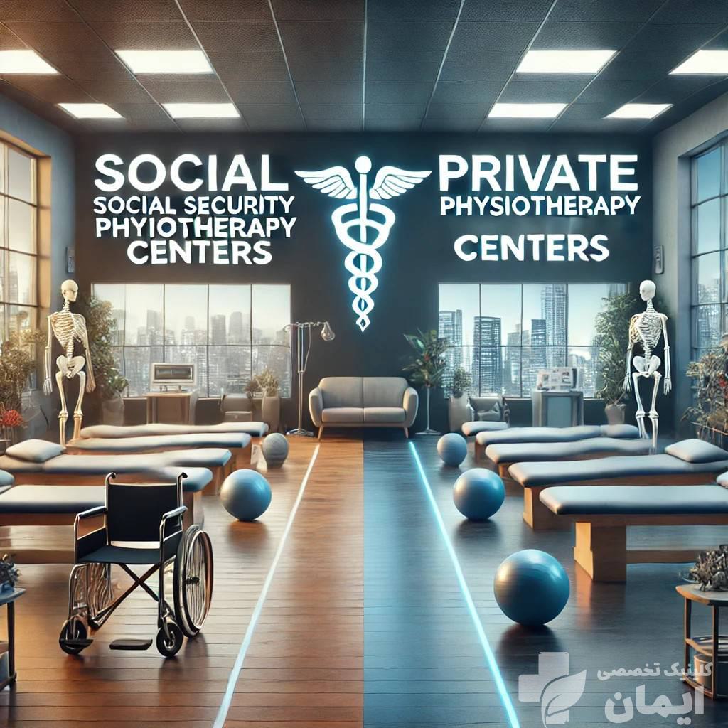 استفاده ار مراکز فیزیوتراپی تامین اجتماعی و کاهش هزینه ها مقایسه مراکز فیزیوتراپی دولتی و خصوصی