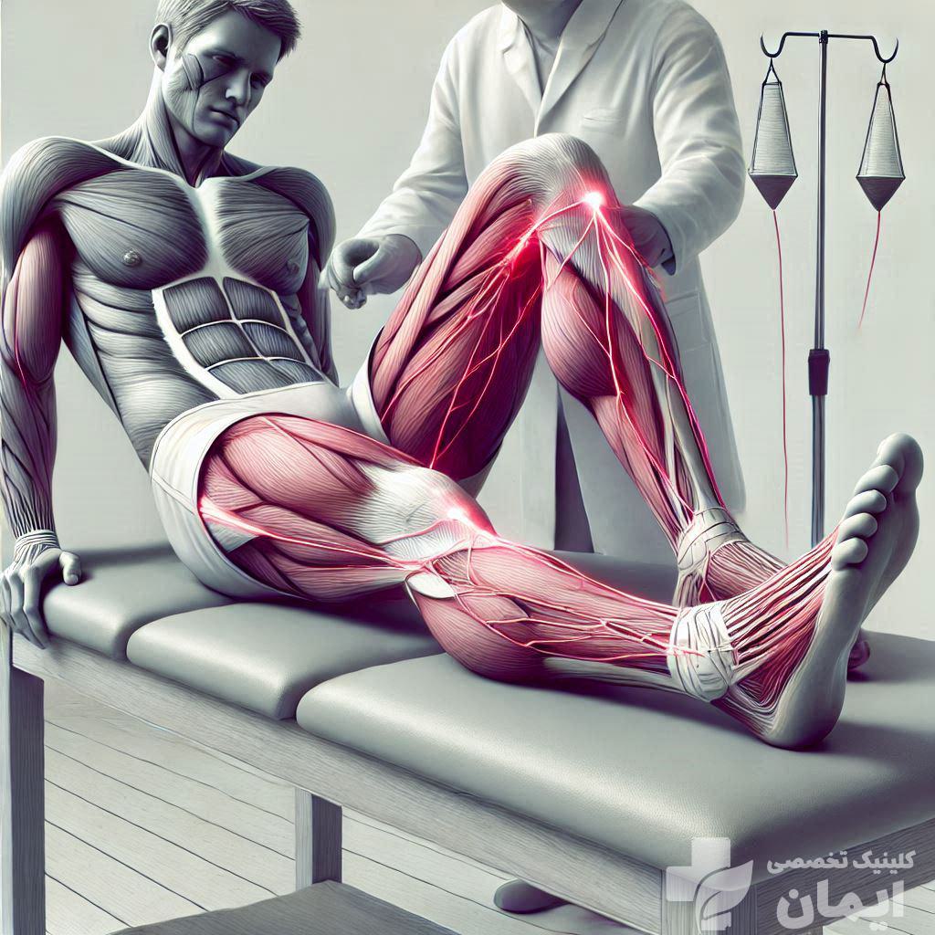 به توصیه پزشک بیمار برای انجام نوار عصب و عضله باید لباس گشاد داشته باشد به توصیه پزشک بیمار برای انجام نوار عصب و عضله باید لباس گشاد داشته باشد