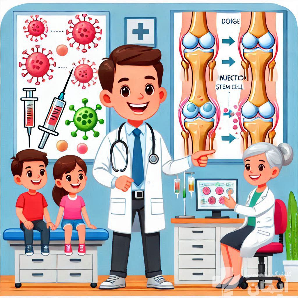 متخصصان تزریق سلول های بنیادی در حال مشاوره بعد از تزریق