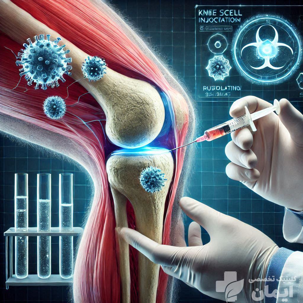 انجام تزریق سلول بنیادی به زانو بیمار انجام تزریق سلول بنیادی به زانو بیمار