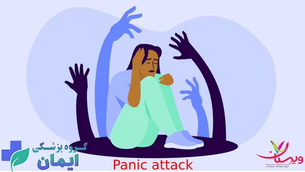 عکس انیمیشنی یک دختر در حال بروز حمله پانیک 