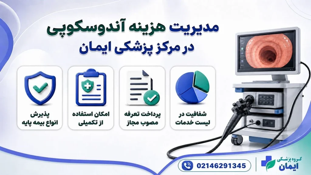 هزینه آندوسکوپی با دفترچه تامین اجتماعی