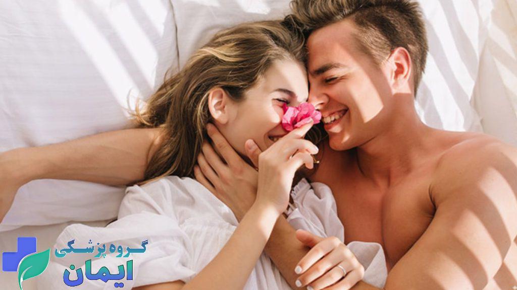 تصویری از زن و شوهر راضی از رابطه جنسی 