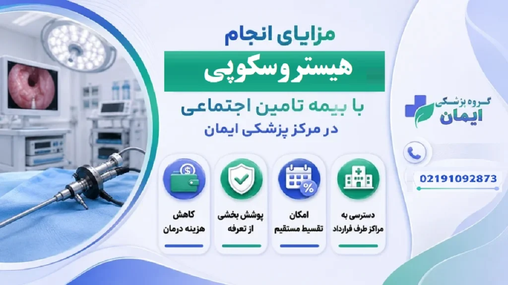 تعرفه هیستروسکوپی در بیمارستان‌های دولتی و تامین اجتماعی